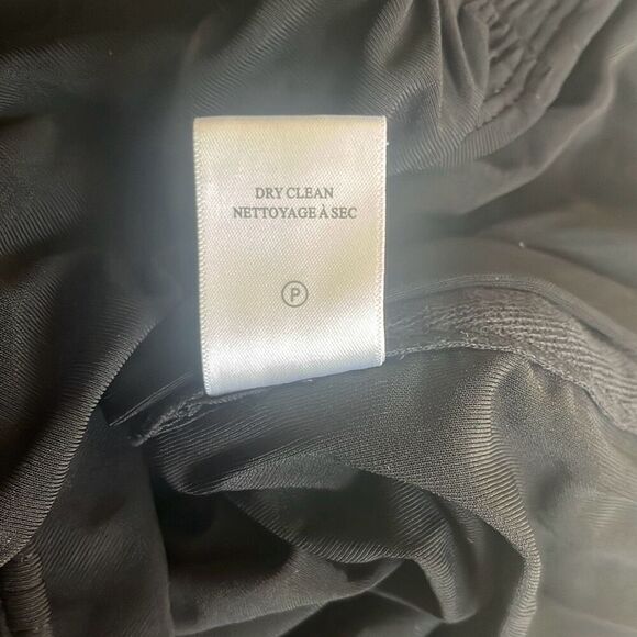 A.L.C. Black Ruched Bodycon Mini Dress Long Sleeve Halter Neck Medium $495 NWT - Picture 14 of 16